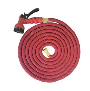 Furtun extensibil, 22.5 metri, racord metalic, Pistol de stropit inclus
