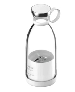 Mini blender portabile cu incarcare USB, 6 lame otel inoxidabil, 420ml Smoothie Shake - Img 3