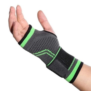 Orteza Elastica Pentru Incheietura Mana, Ajustabila Cu Bretea Elastica, Material Elastic Respirabil, Marime Universala, Pentru Mana Stanga Sau Dreapta - Img 3
