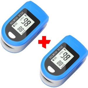 Pachet 1+1 Pulsoximetrul digital pentru deget cu display