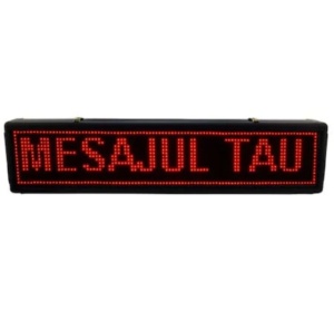Panou Led de Exterior Programabil/Reclama Luminoasa 100x20 ROSU