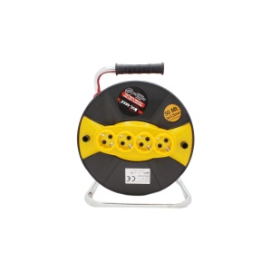 Prelungitor 4 prize si tambur cu derulator, 50x1,5 mm2