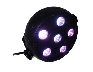 Proiector joc de lumini PAR 6 LED RGB Disco / Club / Exterior / Arhitecturale - Img 4