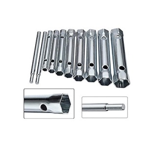 Set 10 Chei Tubulare Duble cu Tija 6-22 mm