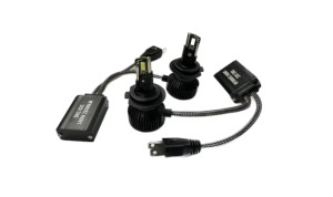 Set 2 becuri LED H4 DK1 180W 6000K Canbus Fara Eroare - Img 3