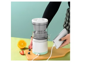 Storcator Electric De Citrice, Portabil, Cu Alimentare USB, Alb, Usor De Folosit - Img 2