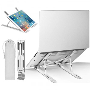 Suport universal pentru tableta sau laptop, pliabil, metalic