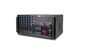 Amplificator, 50W*2/8 Ohm, Bluetooth 4.0, cu intrare MIC, ecran VDF si reglare EQ