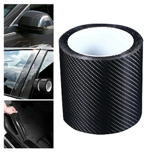 Banda adeziva carbon, protectie si tuning auto LY , 5 cm x 3 metri - Img 3