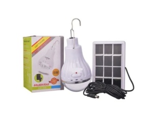 BEC LED CU PANOU SOLAR PORTABIL 5W - Img 2