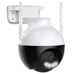 Camera inteligenta de Supraveghere cu Unghi Wide HD 4MP Rotunda Alba - Img 5