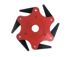 Disc motocoasa 6T dinti mobili, metalic