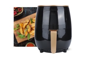 Friteuza cu Aer Cald, 2400W, Capacitate 6L si Afisaj Digital, LCD Touch control, Negru - Img 2