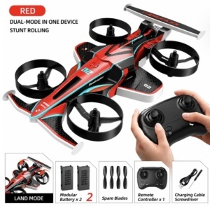 Mașină Zburătoare RC 2-în-1 și Quadcopter Deformabil pentru Drift – Dual Mode Aer & Sol