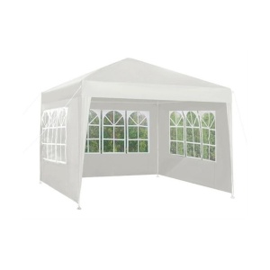 Pavilion De Gradina Metalic, 3x3 M, 3 Pereti Laterali Cu Ferestre