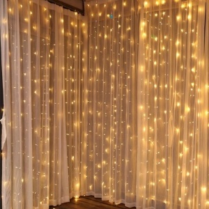 Perdea luminoasa 3 X 3 M, 390 leduri conectabila - Img 2