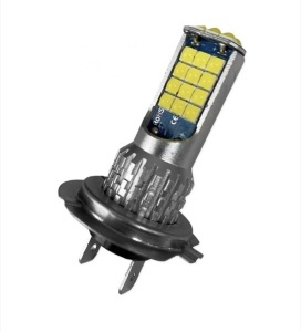 Set 2 Bec Led H7 3030 Smd 90W 9600lm/set cu 2 moduri de lumina (rece si calda) 30 LED - Img 3
