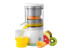 Storcator Electric De Citrice, Portabil, Cu Alimentare USB, Alb, Usor De Folosit