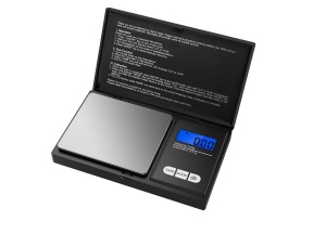 Cantar de bijuterii cu afisaj digital 200g x 0.01g, Precizie ridicata, Portabil, Negru