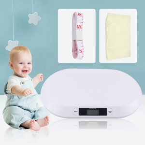 Cantar digital pentru bebelusi, capacitate 20 kg, 3 moduri, functie de tara, alb - Img 2