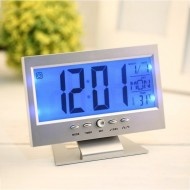 Ceas digital cu proiectie, Calendar Termometru stație meteo cu umiditate / vreme - Img 2