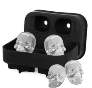 Forma din silicon pentru gheata, model craniu - Img 1