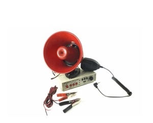 Megafon, portavoce portabila, cu alimentare 12 auto, suport magnetic si conectare Usb cu functie de redare - Img 2