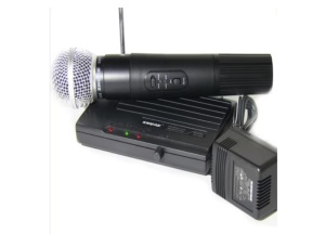 Microfon wireless, leduri indicatoare si buton volum, Profesional - Img 2