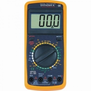 Multimetru digital DT-9208A cu carcasa antisoc