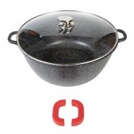 Oala tip friteuza, 2 in 1, cu capac, 2.5 l, 24 cm - Img 2