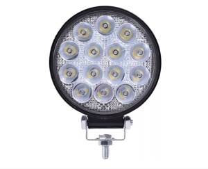 Proiector cu 14Leduri auto Offroad rotund 42W din aluminiu