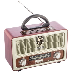 Radio Bluetooth cu MP3 Player, baterie reincarbaila, FM/AM/SW3, antena satelor, USB, SD/ TF CARD, Telecomanda - Img 3
