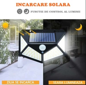 Set 2 Lămpi Solare Gigant 100 Led