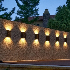 SET 4 LAMPI LED INCARCARE SOLARA, ILUMINARE BIDIRECTIONALA PENTRU CASA-GRADINA - Img 6