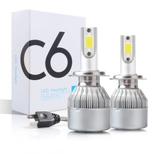 Set Becuri LED Auto 36W, 3800 Lumeni , H7 C6