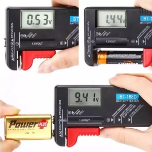 Tester pentru baterii, 1.5 v -9v