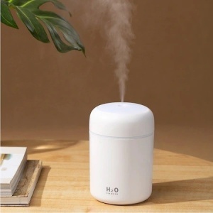 Umidificator auto, alimentare USB, difuzor aroma, iluminare Led 3W, 300 ml, - Img 2
