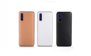Baterie externa, 3 Porturi USB, Mini Lanterna LED