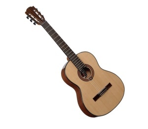 Chitara Clasica pentru Copii, Marime Medie, 4 Corzi, Usor de folosit, Compacta si Ergonomica, Lemn 21"