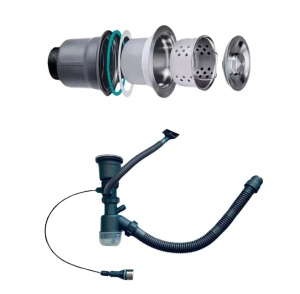 Chiuveta Multifunctionala Cu 2 Cascade Cu Accesorii Incluse, Afisaj Digital A Temperaturii Si Robinet Cascada - Img 4