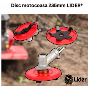 Disc motocoasa pentru buruieni, prasit/plivit, ROSU STEA, MX960 - Img 2
