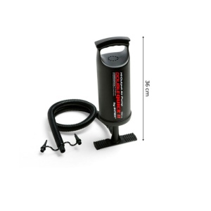 Pompa De Aer Manuala, Double Quick 2, Intex BS68614, pentru Piscine, Saltele, Mingi Gonflabile, 36 cm, Neagra - Img 4