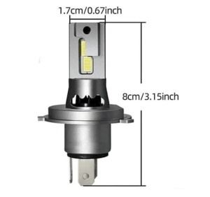 Set 2 Becuri auto LED Fq5 H4 canbus 2 faze 180W/set 20000lm 6000K - Img 2