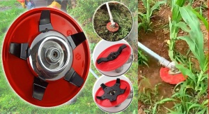 Accesoriu universal pentru curatat terenul de buruieni, plivit, 2 tipuri de lame - Img 3