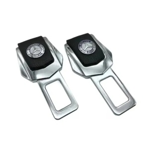 Adaptor centura falsa auto cu sigla MERCEDES set 2 bucati