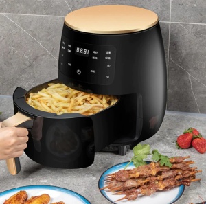 AIR FRYER, FRITEUZA CU AER CALD, CAPACITATE 6L SI AFISAJ DIGITAL, TOUCH CONTROL, PUTERE 2400W