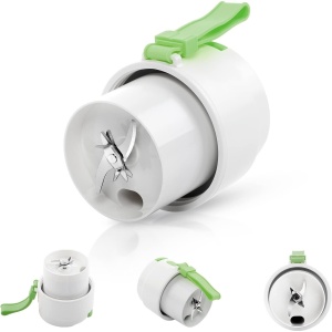 Blender portabil, 340 ml, 10 Lame 3D, 50W, 18.000 RPM, baterie reincarcabila USB-C, protectie silicon, multifunctional, auto-curatare - Img 5