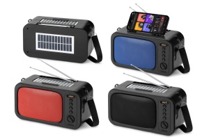 Boxa Portabila Incarcare Solara cu Radio, Bluetooth, Lanterna, USB, Card, AUX, Hands-Free