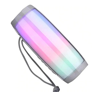 Boxa stereo Bluetooth, portabila, lumina ambientala multicolora - Img 3