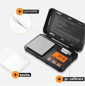 Cantar Electronic Bijuterii, Pentru Buzunar, 200g/0.01g, At Performance, Precizie, functie numarare, tara